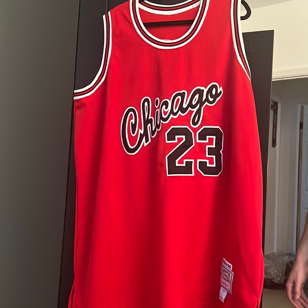Chicago bulls jersey rookie season Michael Jordan